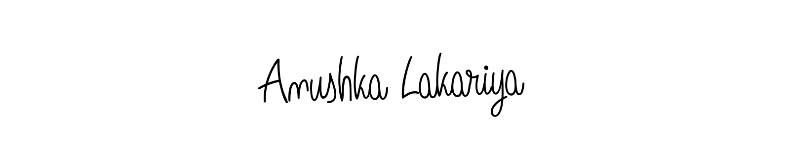 Once you've used our free online signature maker to create your best signature Angelique-Rose-font-FFP style, it's time to enjoy all of the benefits that Anushka Lakariya name signing documents. Anushka Lakariya signature style 5 images and pictures png