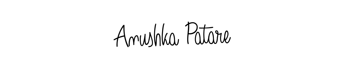 if you are searching for the best signature style for your name Anushka Patare. so please give up your signature search. here we have designed multiple signature styles  using Angelique-Rose-font-FFP. Anushka Patare signature style 5 images and pictures png