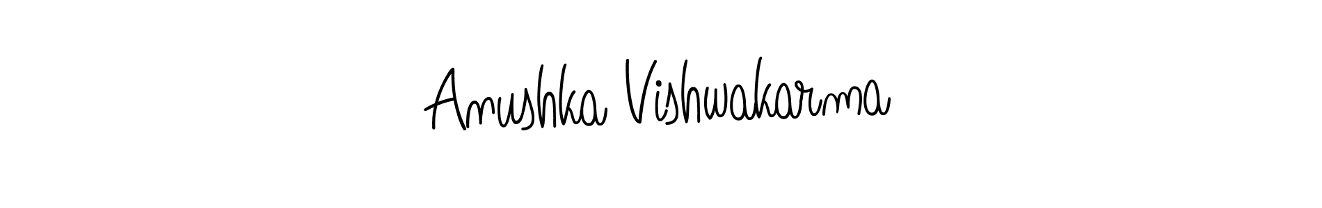 You can use this online signature creator to create a handwritten signature for the name Anushka Vishwakarma. This is the best online autograph maker. Anushka Vishwakarma signature style 5 images and pictures png