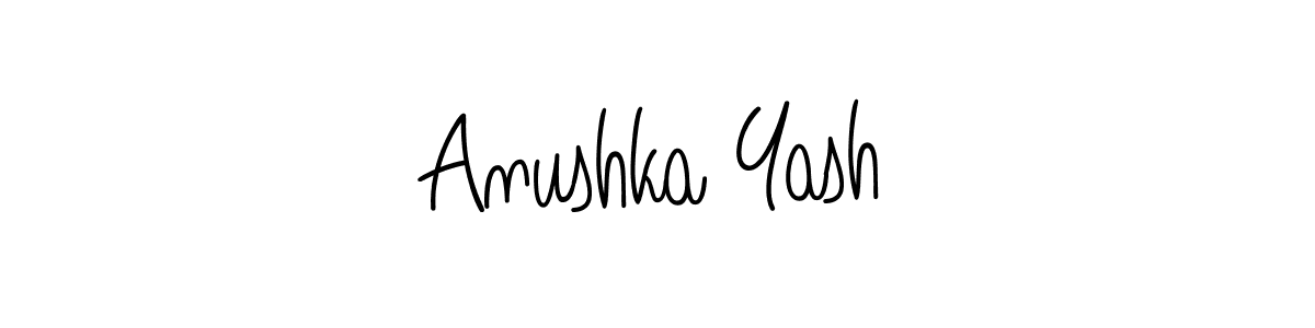 It looks lik you need a new signature style for name Anushka Yash. Design unique handwritten (Angelique-Rose-font-FFP) signature with our free signature maker in just a few clicks. Anushka Yash signature style 5 images and pictures png