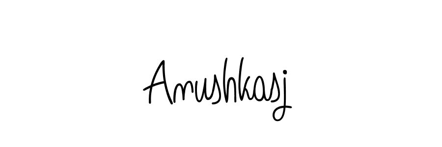 Design your own signature with our free online signature maker. With this signature software, you can create a handwritten (Angelique-Rose-font-FFP) signature for name Anushkasj. Anushkasj signature style 5 images and pictures png