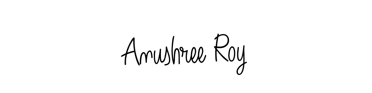 Also You can easily find your signature by using the search form. We will create Anushree Roy name handwritten signature images for you free of cost using Angelique-Rose-font-FFP sign style. Anushree Roy signature style 5 images and pictures png