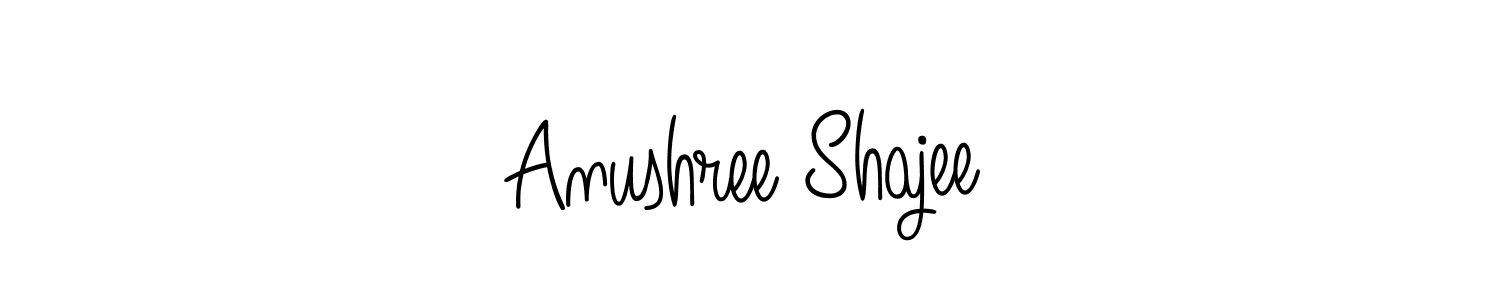 Make a short Anushree Shajee signature style. Manage your documents anywhere anytime using Angelique-Rose-font-FFP. Create and add eSignatures, submit forms, share and send files easily. Anushree Shajee signature style 5 images and pictures png