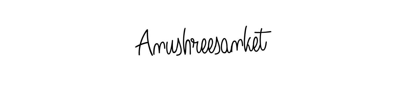 How to Draw Anushreesanket signature style? Angelique-Rose-font-FFP is a latest design signature styles for name Anushreesanket. Anushreesanket signature style 5 images and pictures png