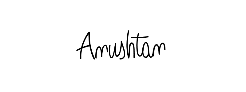 Anushtan stylish signature style. Best Handwritten Sign (Angelique-Rose-font-FFP) for my name. Handwritten Signature Collection Ideas for my name Anushtan. Anushtan signature style 5 images and pictures png