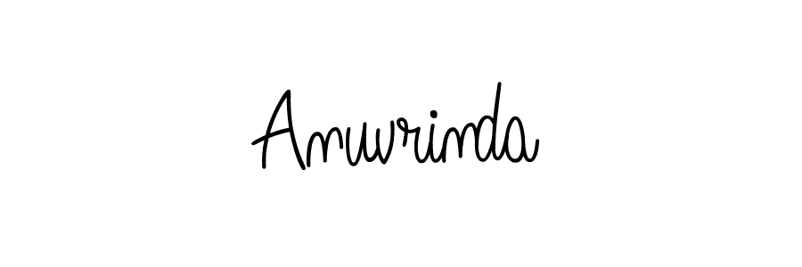 Make a beautiful signature design for name Anuvrinda. Use this online signature maker to create a handwritten signature for free. Anuvrinda signature style 5 images and pictures png