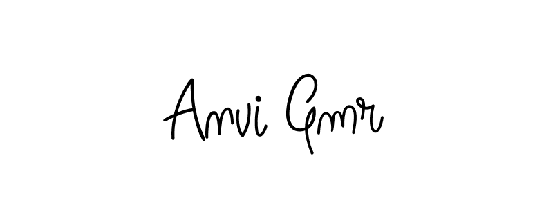 Create a beautiful signature design for name Anvi Gmr. With this signature (Angelique-Rose-font-FFP) fonts, you can make a handwritten signature for free. Anvi Gmr signature style 5 images and pictures png