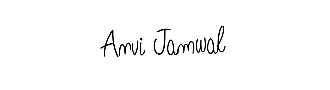 How to Draw Anvi Jamwal signature style? Angelique-Rose-font-FFP is a latest design signature styles for name Anvi Jamwal. Anvi Jamwal signature style 5 images and pictures png