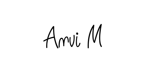 Similarly Angelique-Rose-font-FFP is the best handwritten signature design. Signature creator online .You can use it as an online autograph creator for name Anvi M. Anvi M signature style 5 images and pictures png