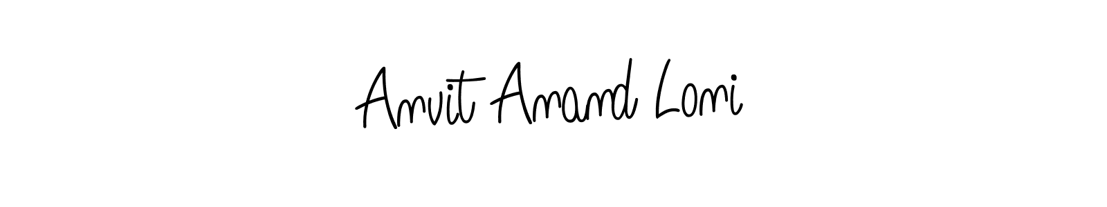 How to Draw Anvit Anand Loni signature style? Angelique-Rose-font-FFP is a latest design signature styles for name Anvit Anand Loni. Anvit Anand Loni signature style 5 images and pictures png