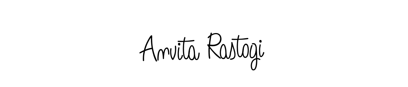 Also You can easily find your signature by using the search form. We will create Anvita Rastogi name handwritten signature images for you free of cost using Angelique-Rose-font-FFP sign style. Anvita Rastogi signature style 5 images and pictures png