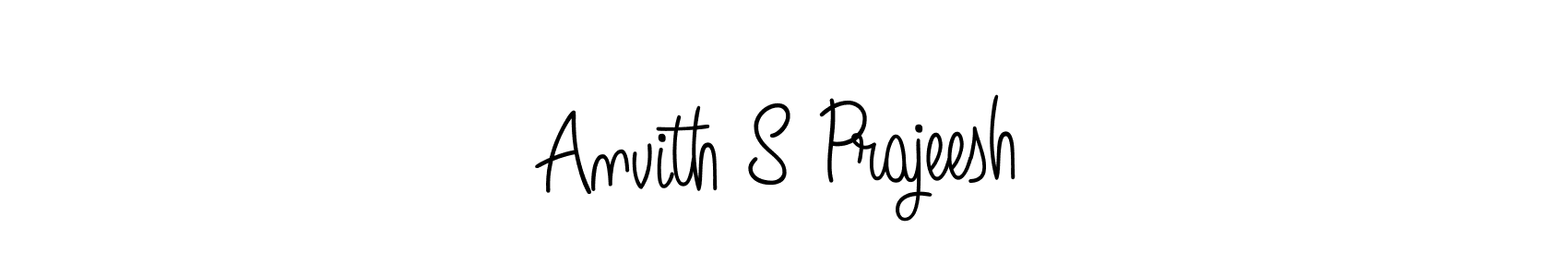 Make a beautiful signature design for name Anvith S Prajeesh. Use this online signature maker to create a handwritten signature for free. Anvith S Prajeesh signature style 5 images and pictures png