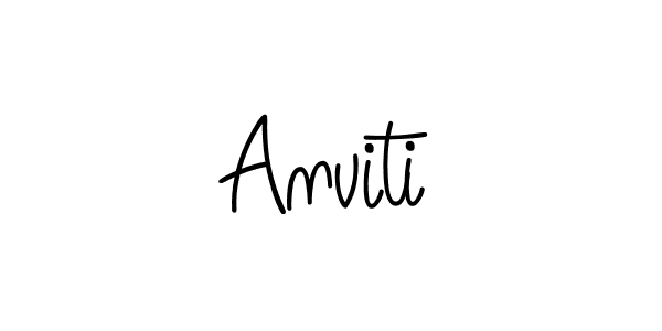 Create a beautiful signature design for name Anviti. With this signature (Angelique-Rose-font-FFP) fonts, you can make a handwritten signature for free. Anviti signature style 5 images and pictures png