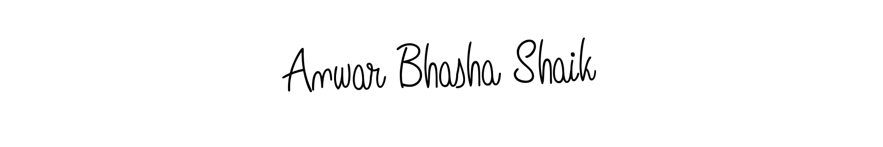 Create a beautiful signature design for name Anwar Bhasha Shaik. With this signature (Angelique-Rose-font-FFP) fonts, you can make a handwritten signature for free. Anwar Bhasha Shaik signature style 5 images and pictures png