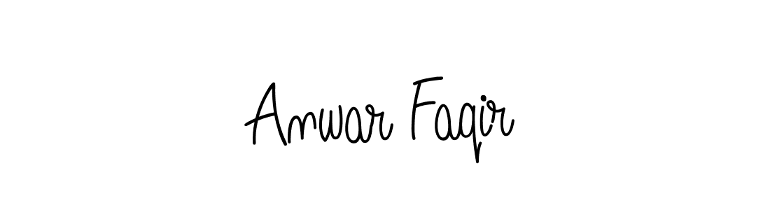 Also we have Anwar Faqir name is the best signature style. Create professional handwritten signature collection using Angelique-Rose-font-FFP autograph style. Anwar Faqir signature style 5 images and pictures png