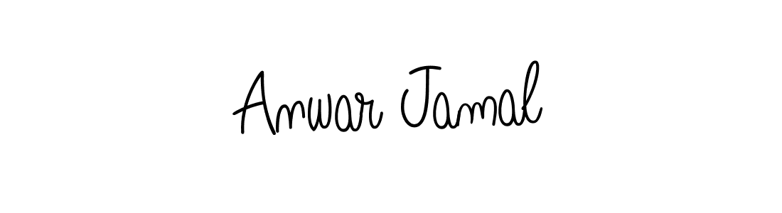 Make a beautiful signature design for name Anwar Jamal. With this signature (Angelique-Rose-font-FFP) style, you can create a handwritten signature for free. Anwar Jamal signature style 5 images and pictures png