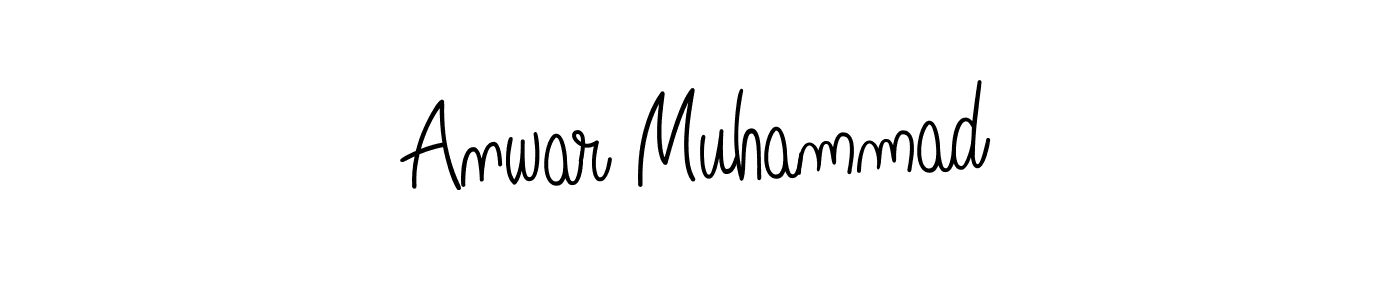 Make a beautiful signature design for name Anwar Muhammad. Use this online signature maker to create a handwritten signature for free. Anwar Muhammad signature style 5 images and pictures png