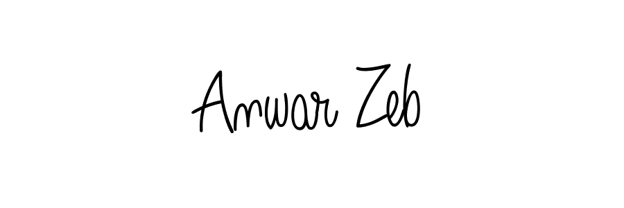 How to make Anwar Zeb signature? Angelique-Rose-font-FFP is a professional autograph style. Create handwritten signature for Anwar Zeb name. Anwar Zeb signature style 5 images and pictures png