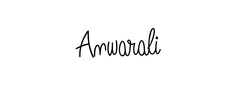 Make a beautiful signature design for name Anwarali. Use this online signature maker to create a handwritten signature for free. Anwarali signature style 5 images and pictures png
