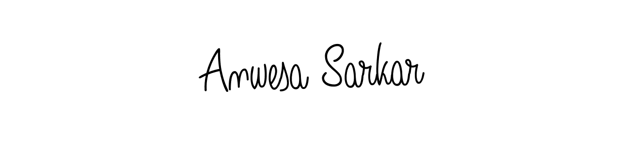 Also we have Anwesa Sarkar name is the best signature style. Create professional handwritten signature collection using Angelique-Rose-font-FFP autograph style. Anwesa Sarkar signature style 5 images and pictures png