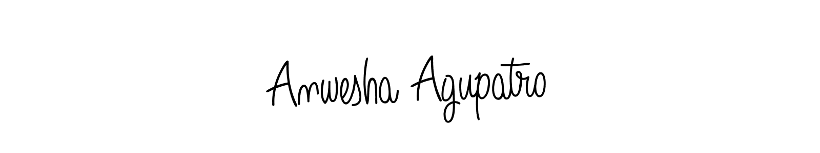 Make a short Anwesha Agupatro signature style. Manage your documents anywhere anytime using Angelique-Rose-font-FFP. Create and add eSignatures, submit forms, share and send files easily. Anwesha Agupatro signature style 5 images and pictures png