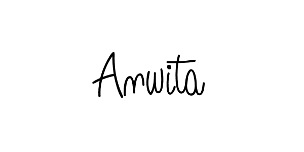 Anwita stylish signature style. Best Handwritten Sign (Angelique-Rose-font-FFP) for my name. Handwritten Signature Collection Ideas for my name Anwita. Anwita signature style 5 images and pictures png