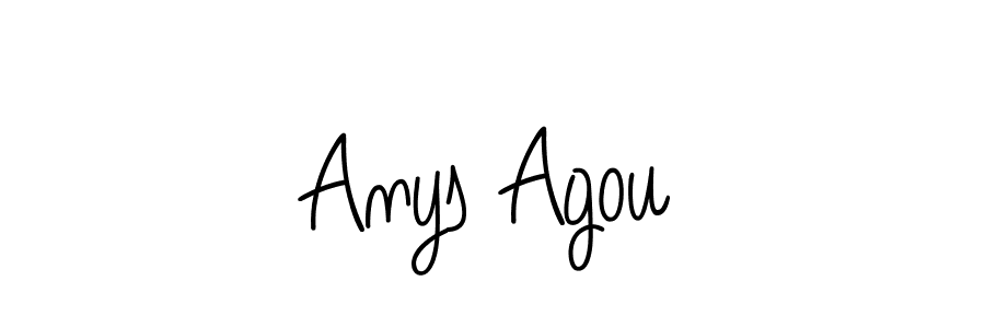 Best and Professional Signature Style for Anys Agou. Angelique-Rose-font-FFP Best Signature Style Collection. Anys Agou signature style 5 images and pictures png