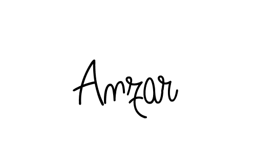 Design your own signature with our free online signature maker. With this signature software, you can create a handwritten (Angelique-Rose-font-FFP) signature for name Anzar. Anzar signature style 5 images and pictures png
