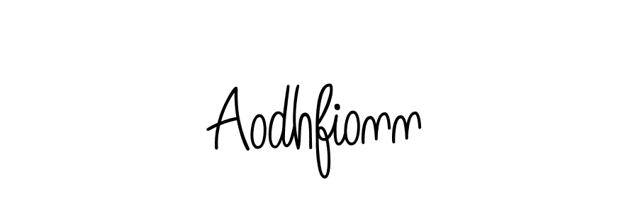 How to make Aodhfionn signature? Angelique-Rose-font-FFP is a professional autograph style. Create handwritten signature for Aodhfionn name. Aodhfionn signature style 5 images and pictures png