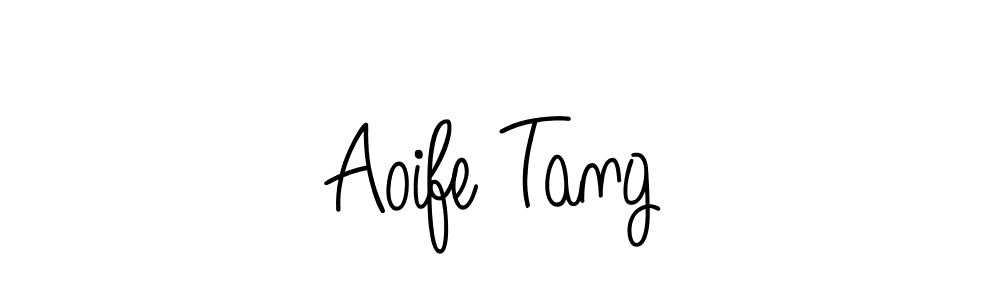 Angelique-Rose-font-FFP is a professional signature style that is perfect for those who want to add a touch of class to their signature. It is also a great choice for those who want to make their signature more unique. Get Aoife Tang name to fancy signature for free. Aoife Tang signature style 5 images and pictures png