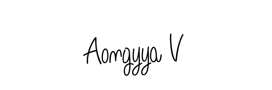 Similarly Angelique-Rose-font-FFP is the best handwritten signature design. Signature creator online .You can use it as an online autograph creator for name Aongyya V. Aongyya V signature style 5 images and pictures png