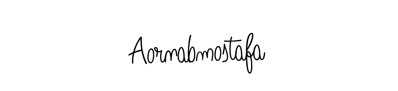 if you are searching for the best signature style for your name Aornabmostafa. so please give up your signature search. here we have designed multiple signature styles  using Angelique-Rose-font-FFP. Aornabmostafa signature style 5 images and pictures png
