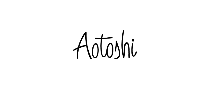 It looks lik you need a new signature style for name Aotoshi. Design unique handwritten (Angelique-Rose-font-FFP) signature with our free signature maker in just a few clicks. Aotoshi signature style 5 images and pictures png