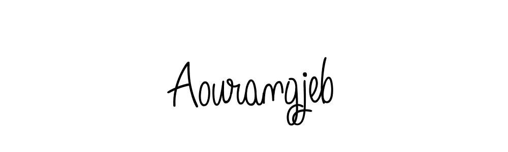 How to Draw Aourangjeb signature style? Angelique-Rose-font-FFP is a latest design signature styles for name Aourangjeb. Aourangjeb signature style 5 images and pictures png