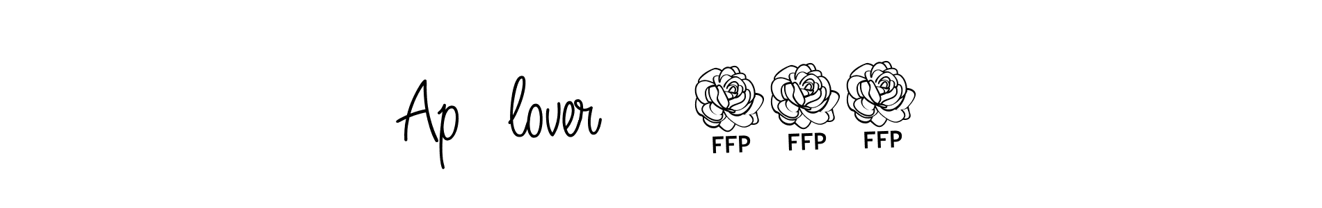 Design your own signature with our free online signature maker. With this signature software, you can create a handwritten (Angelique-Rose-font-FFP) signature for name Ap♬lover♫❤143. Ap♬lover♫❤143 signature style 5 images and pictures png