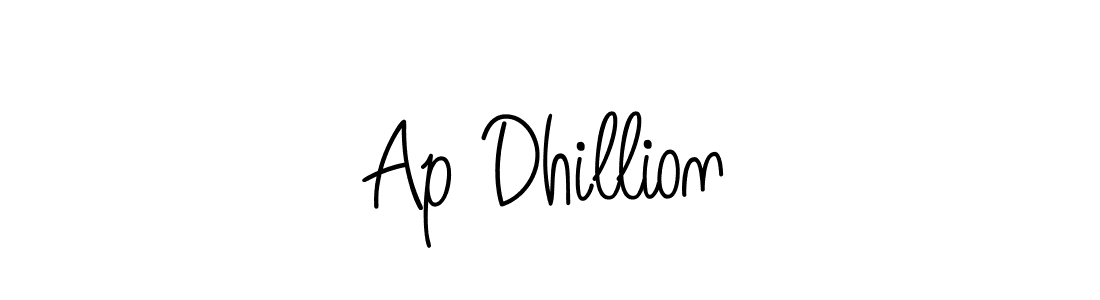 Also You can easily find your signature by using the search form. We will create Ap Dhillion name handwritten signature images for you free of cost using Angelique-Rose-font-FFP sign style. Ap Dhillion signature style 5 images and pictures png