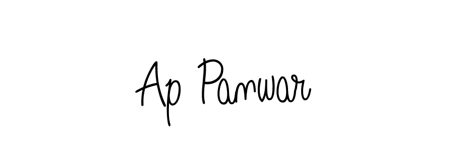 if you are searching for the best signature style for your name Ap Panwar. so please give up your signature search. here we have designed multiple signature styles  using Angelique-Rose-font-FFP. Ap Panwar signature style 5 images and pictures png