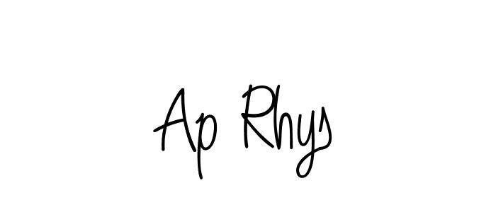 How to make Ap Rhys name signature. Use Angelique-Rose-font-FFP style for creating short signs online. This is the latest handwritten sign. Ap Rhys signature style 5 images and pictures png