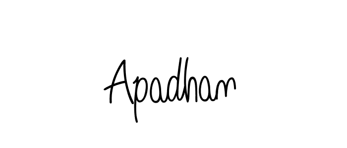 You should practise on your own different ways (Angelique-Rose-font-FFP) to write your name (Apadhan) in signature. don't let someone else do it for you. Apadhan signature style 5 images and pictures png