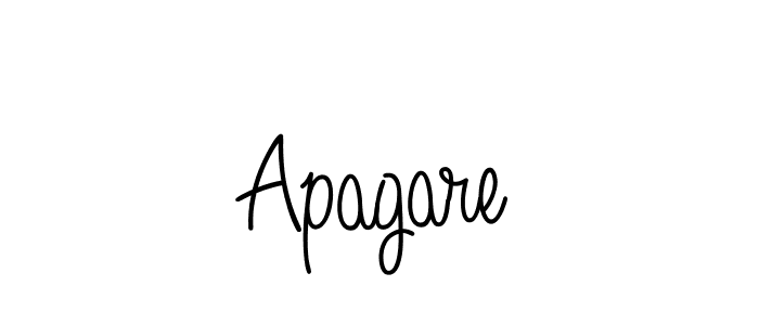 Also we have Apagare name is the best signature style. Create professional handwritten signature collection using Angelique-Rose-font-FFP autograph style. Apagare signature style 5 images and pictures png