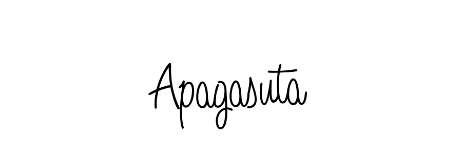 Design your own signature with our free online signature maker. With this signature software, you can create a handwritten (Angelique-Rose-font-FFP) signature for name Apagasuta. Apagasuta signature style 5 images and pictures png