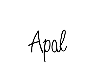 How to make Apal name signature. Use Angelique-Rose-font-FFP style for creating short signs online. This is the latest handwritten sign. Apal signature style 5 images and pictures png