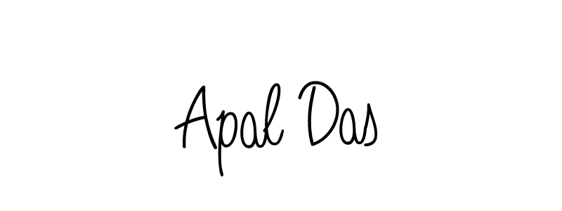 The best way (Angelique-Rose-font-FFP) to make a short signature is to pick only two or three words in your name. The name Apal Das include a total of six letters. For converting this name. Apal Das signature style 5 images and pictures png