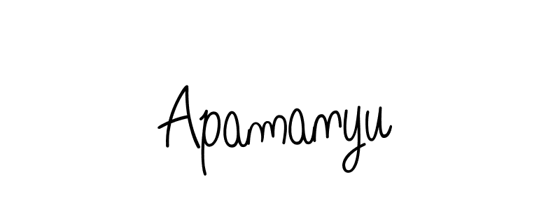 You can use this online signature creator to create a handwritten signature for the name Apamanyu. This is the best online autograph maker. Apamanyu signature style 5 images and pictures png