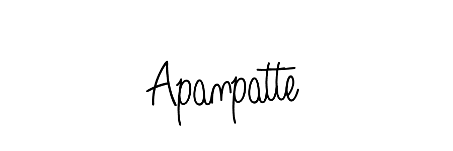 How to make Apanpatte signature? Angelique-Rose-font-FFP is a professional autograph style. Create handwritten signature for Apanpatte name. Apanpatte signature style 5 images and pictures png