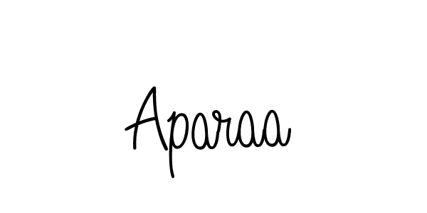 Create a beautiful signature design for name Aparaa. With this signature (Angelique-Rose-font-FFP) fonts, you can make a handwritten signature for free. Aparaa signature style 5 images and pictures png