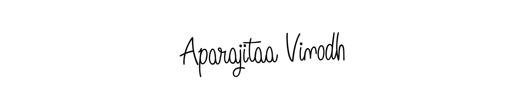 How to make Aparajitaa Vinodh signature? Angelique-Rose-font-FFP is a professional autograph style. Create handwritten signature for Aparajitaa Vinodh name. Aparajitaa Vinodh signature style 5 images and pictures png