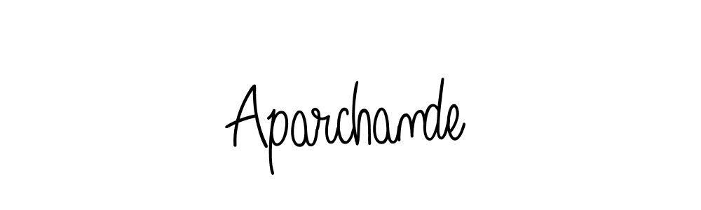 Also we have Aparchande name is the best signature style. Create professional handwritten signature collection using Angelique-Rose-font-FFP autograph style. Aparchande signature style 5 images and pictures png