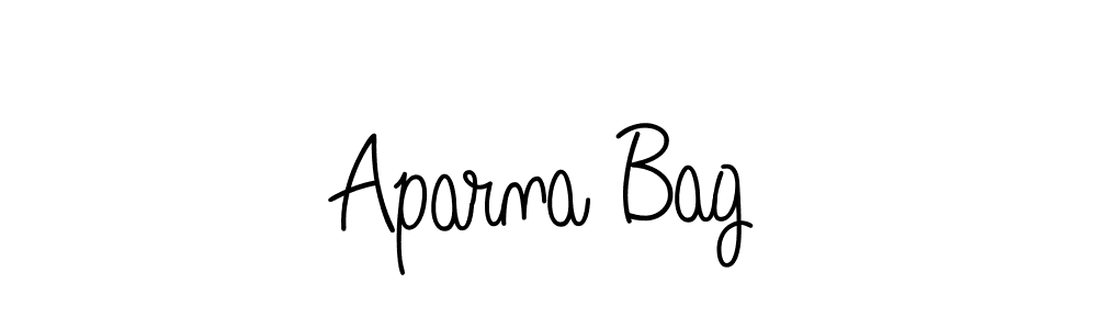 Also You can easily find your signature by using the search form. We will create Aparna Bag name handwritten signature images for you free of cost using Angelique-Rose-font-FFP sign style. Aparna Bag signature style 5 images and pictures png