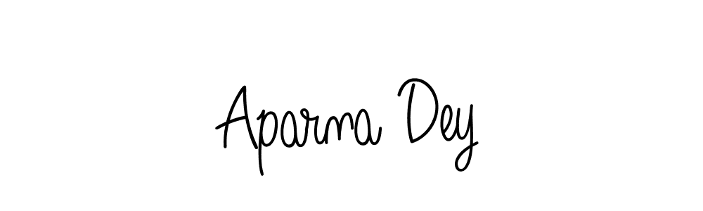 The best way (Angelique-Rose-font-FFP) to make a short signature is to pick only two or three words in your name. The name Aparna Dey include a total of six letters. For converting this name. Aparna Dey signature style 5 images and pictures png